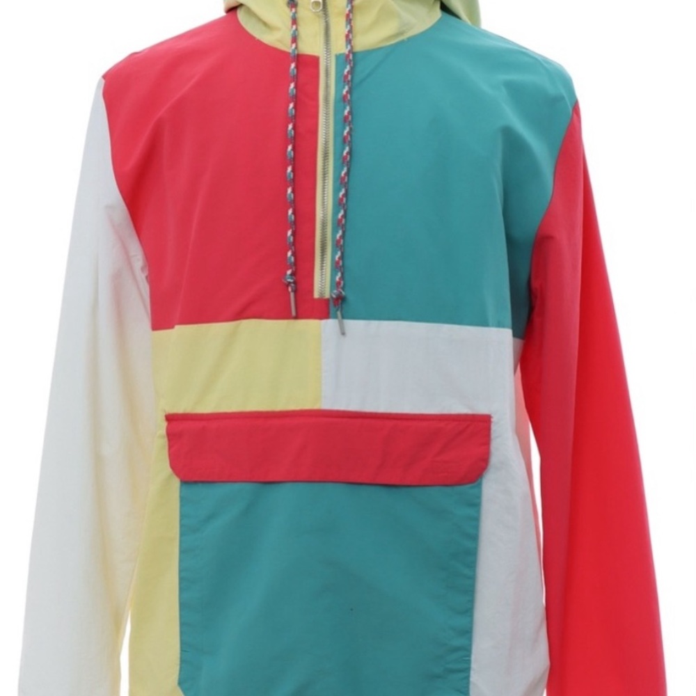 1990's Empyre Unisex Color Block Pullover
Windbreaker Jacket (great condition)